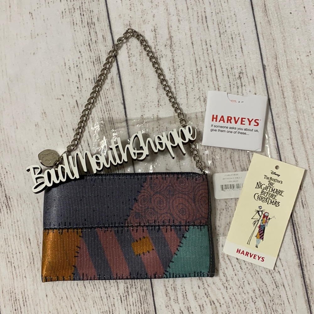 *Harveys Disney NBC Midnight Sally Seatbelt Bag Coin Purse Minnie Wallet